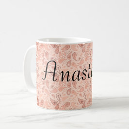 Taza De Café Guay, Naranja asombroso con tu nombre