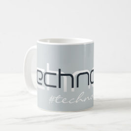 Taza De Café Guay Resumen Tecno Texto personalizado Mug