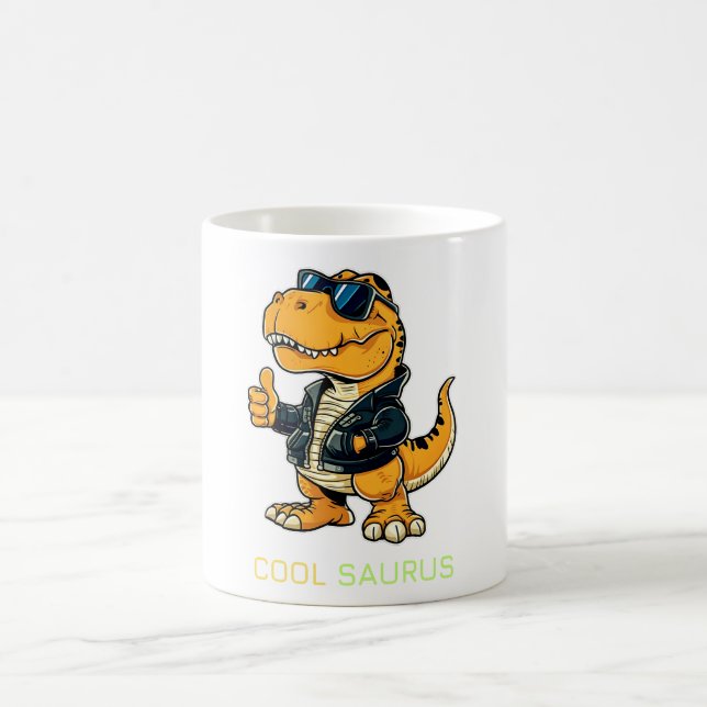 Taza De Café Guay Saurus Funny T rex Dinosaur on (Centro)