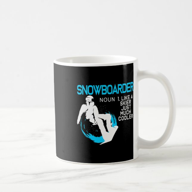 Taza De Café Guay Snowboard (Derecha)