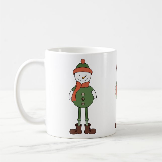 Taza De Café Guay Snowman (Izquierda)