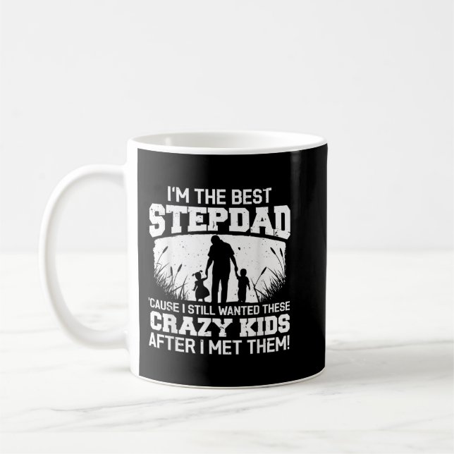 Taza De Café Guay Stepdad Para Los Hombres Padre Paso Papá (Izquierda)
