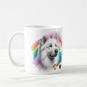 Taza De Café Guay Typography Name Mascota Simple Moderno