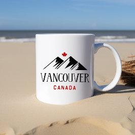 Taza De Café Guay Vancouver Canada Mountains Maple Leaf