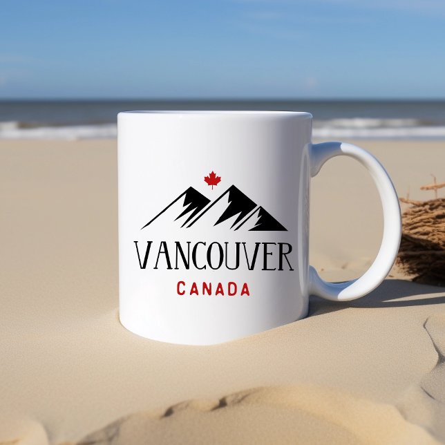 Taza De Café Guay Vancouver Canada Mountains Maple Leaf (Subido por el creador)