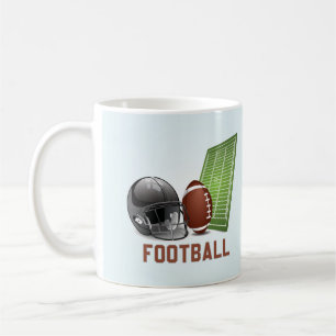 Taza De Café Guay y los elementos coloridos del deporte