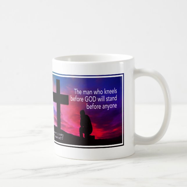 Taza De Café GUERRA cristiana de DAD (Derecha)