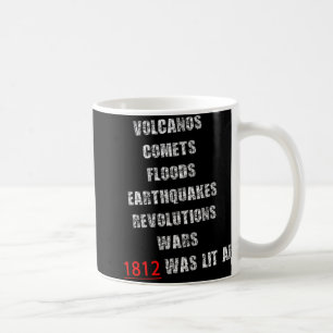 Taza De Café Guerra de América de 1812 Terremoto de New Madrid