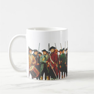 Taza De Café Guerra de la Revolución Milicia Minutemen 1775