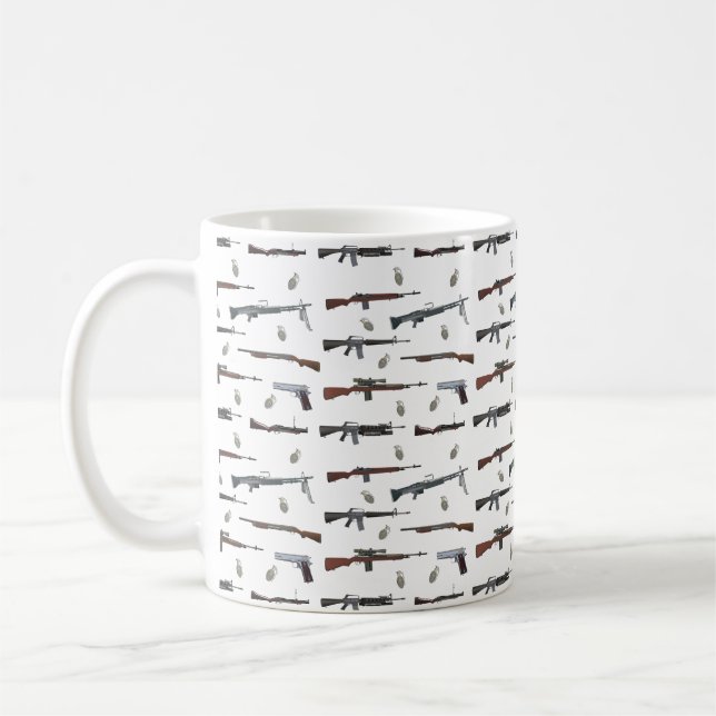 Taza De Café Guerra de Vietnam, armas estadounidenses (Izquierda)