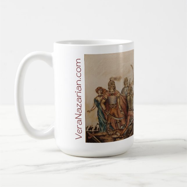 Taza De Café Guerra y sabiduría (Izquierda)