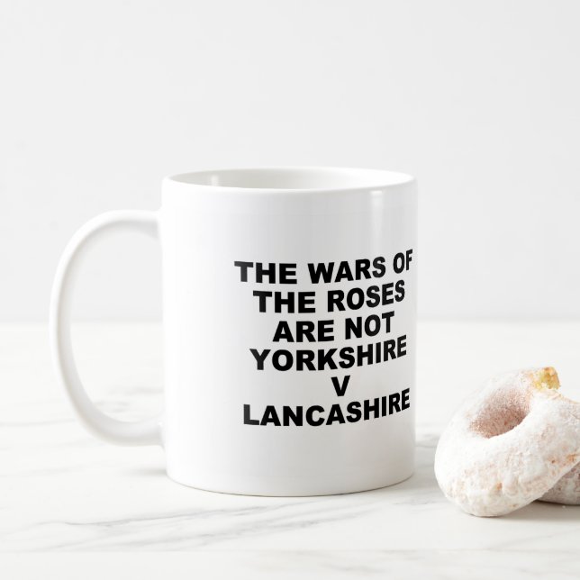 Taza De Café Guerras de los Rosas Mug (Con donut)