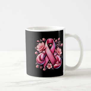 Taza De Café Guerrera del Cáncer de Mama Conciencia del Cáncer 