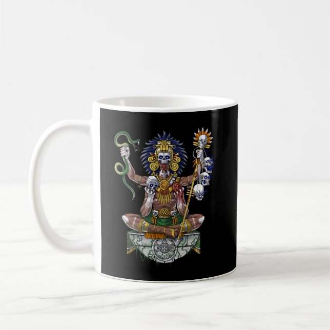 Taza De Café Guerrero azteca chamán (Izquierda)