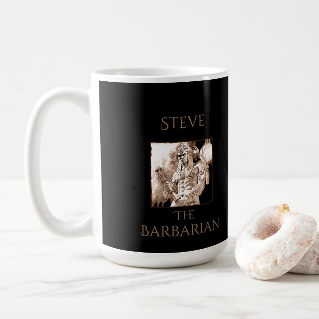 Taza De Café Guerrero barbadense personalizado (Con donut)