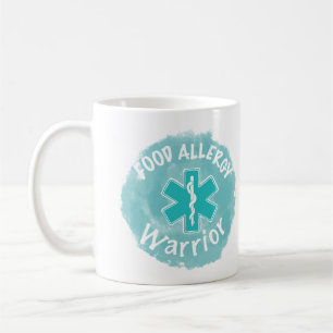 Taza De Café Guerrero de alergia alimentaria