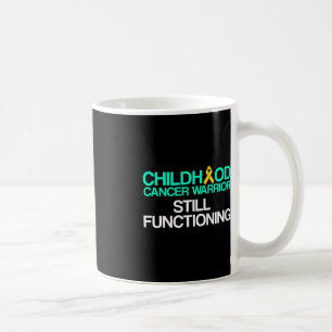 Taza De Café Guerrero de apoyo a sobreviviente de cáncer infant
