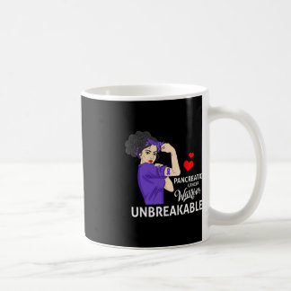 Taza De Café Guerrero De Concienciación Sobre El Cáncer De Panc