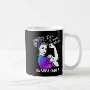 Taza De Café Guerrero de enfermedades raras: conciencia de cami