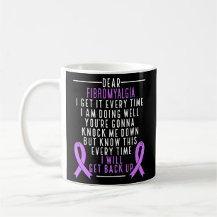 Taza De Café Guerrero de Fibro recuperaré Fibromialgia Awar