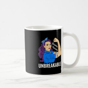 Taza De Café Guerrero de la diabetes Azúcar Diabético Tipo 1 2
