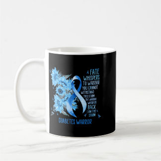 Taza De Café Guerrero de la diabetes Cinta azul mariposa Diabet