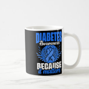 Taza De Café Guerrero de la diabetes Diabética Sensibilización