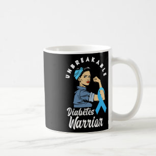 Taza De Café Guerrero de la diabetes Diabética T1d Sensibilizac