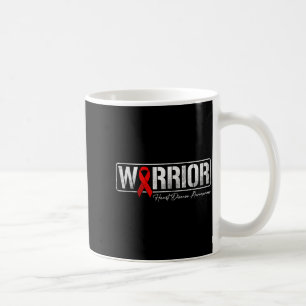 Taza De Café Guerrero de la enfermedad cardíaca Conciencia de l