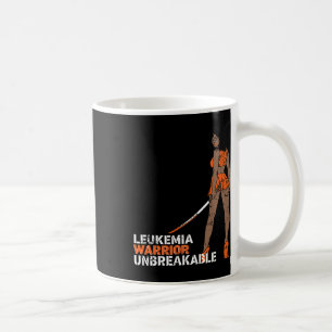 Taza De Café Guerrero de la leucemia Conciencia del cáncer de s