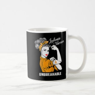 Taza De Café Guerrero de la leucemia: un regalo de conciencia i