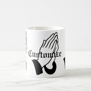 Taza De Café Guerrero de la oración Rezando Thunder_Cove