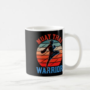 Taza De Café Guerrero de Muay Thai Artes Marciales Pasatiempo B