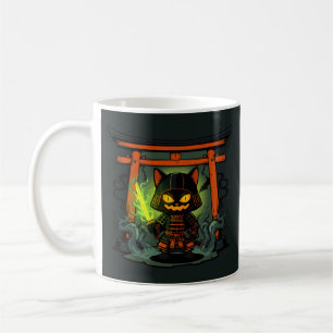 Taza De Café Guerrero de Samurai de Halloween - Temeroso japoné