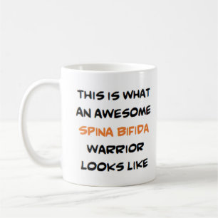 Taza De Café guerrero de spina bifida, impresionante