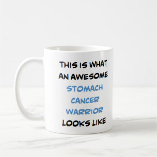 Taza De Café guerrero del cáncer de estómago, impresionante