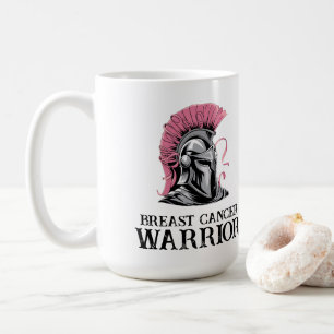 Taza De Café Guerrero del cáncer de mama