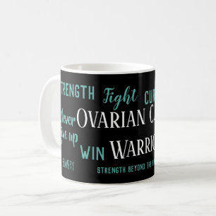 Taza De Café Guerrero del cáncer de ovario