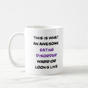 Taza De Café guerrero del desorden alimentario, increíble