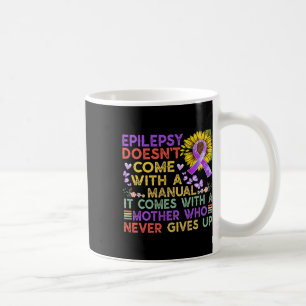Taza De Café Guerrero del girasol de concienciación sobre la ep