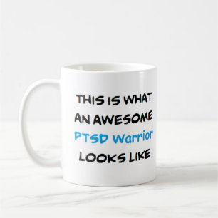 Taza De Café guerrero del ptsd, impresionante