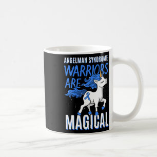 Taza De Café Guerrero del Síndrome de Angelman Feliz Marioneta