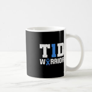 Taza De Café Guerrero del T1D para la diabetes guerrero concien