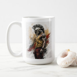 Taza De Café Guerrero Espartano Moderno – Fuerza Antigua Modern