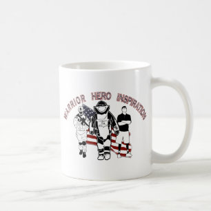 Taza De Café Guerrero herido del EOD