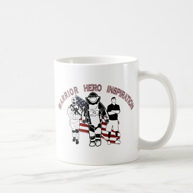 Taza De Café Guerrero herido del EOD (Derecha)
