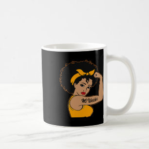 Taza De Café Guerrero Inquebrantable Esclerosis Múltiple Afro N