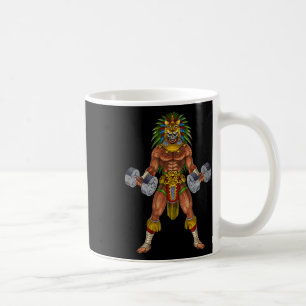 Taza De Café Guerrero Jaguar Azteca Gimnasio de Culturismo Halt