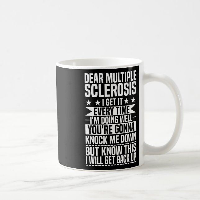 Taza De Café Guerrero recuperaré la esclerosis múltiple en guer (Derecha)