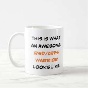 Taza De Café guerrero rsd/crps, increíble